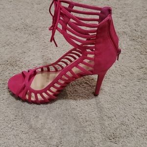 Pink 4 inch heel